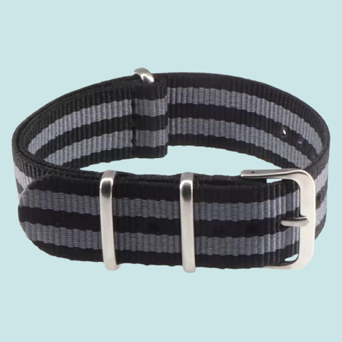 Grey & Black 007 classic strap