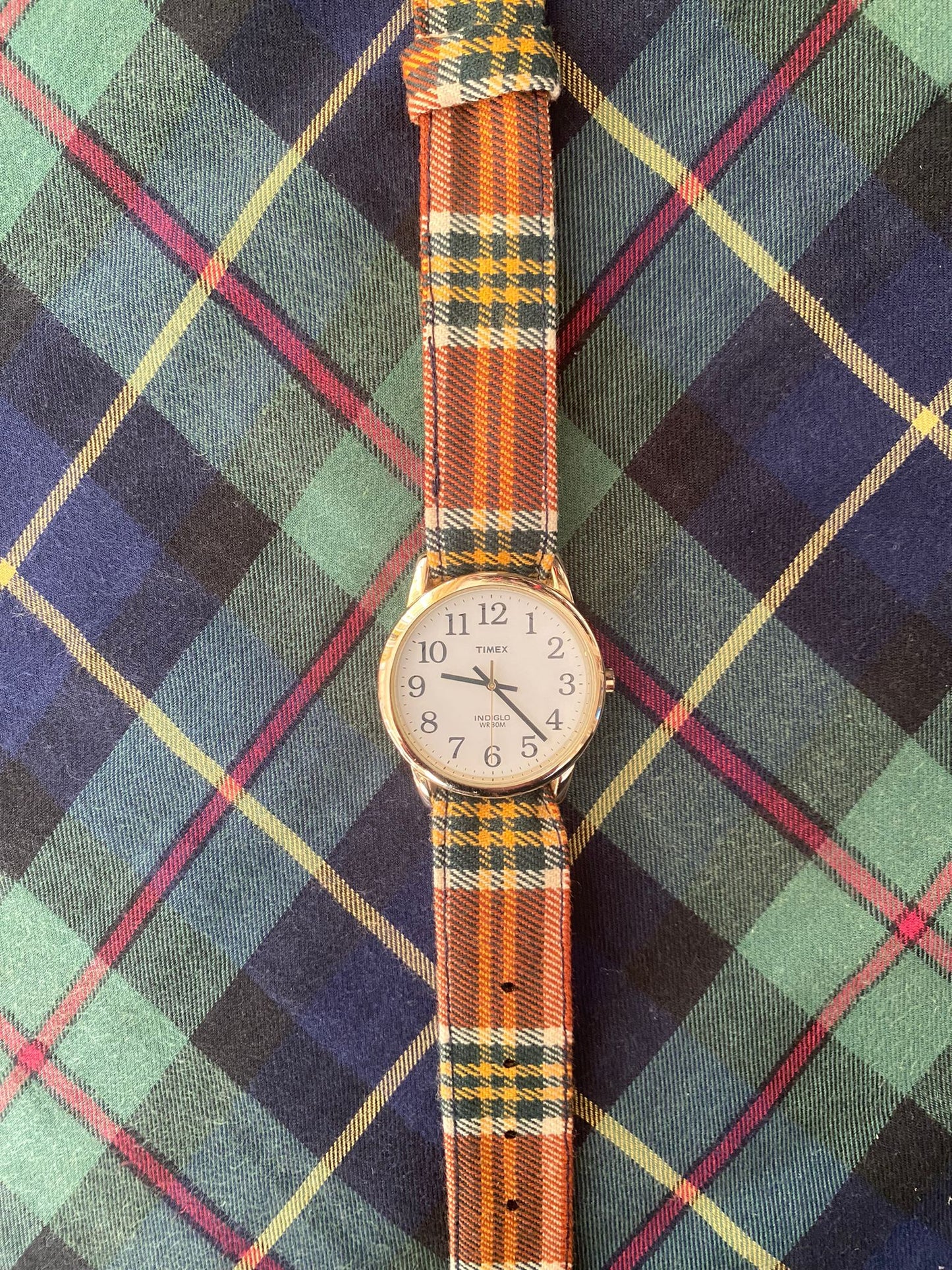 Vintage Gold and White Timex Watch II