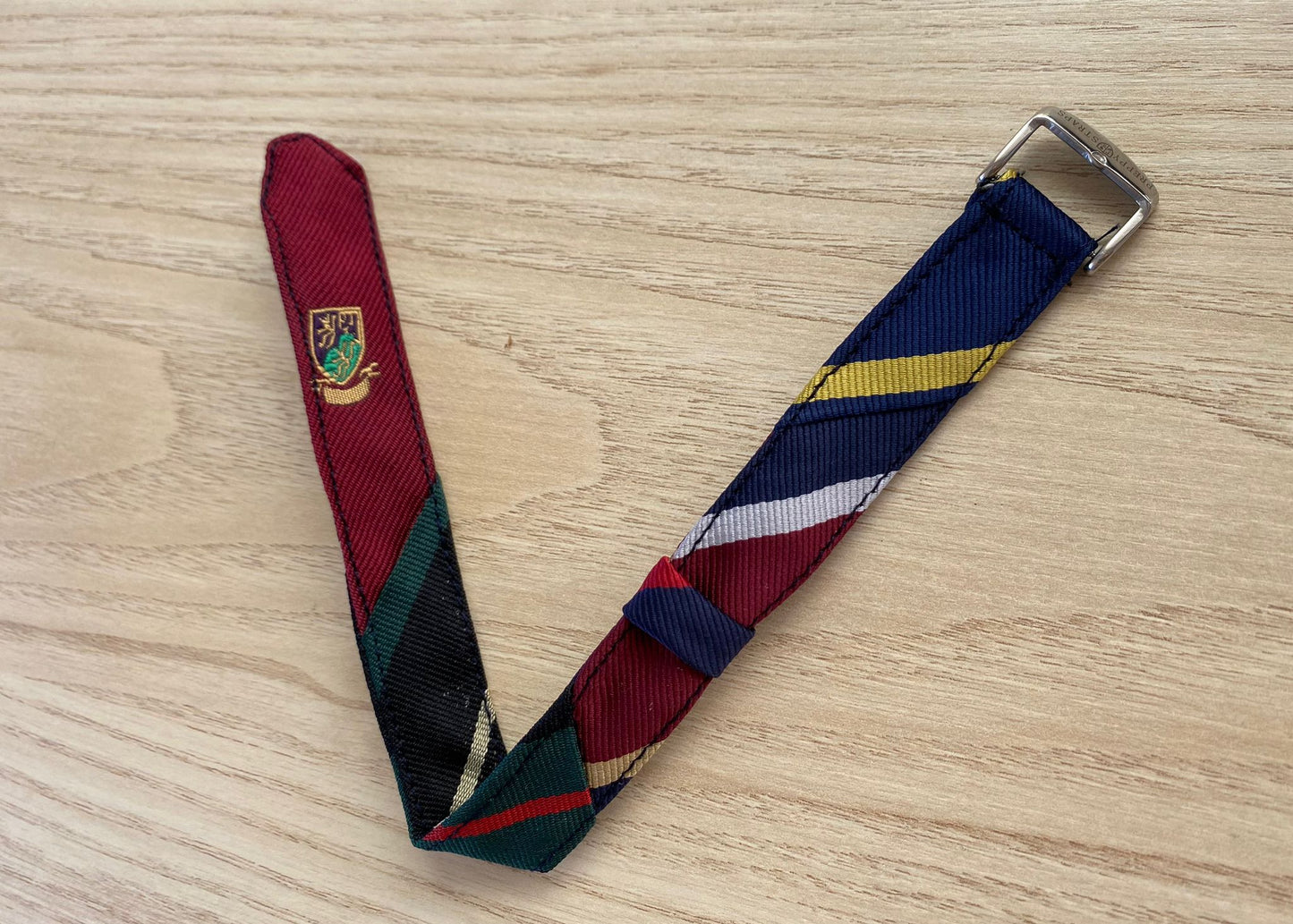 The Patchwork College Tie Watch Strap II