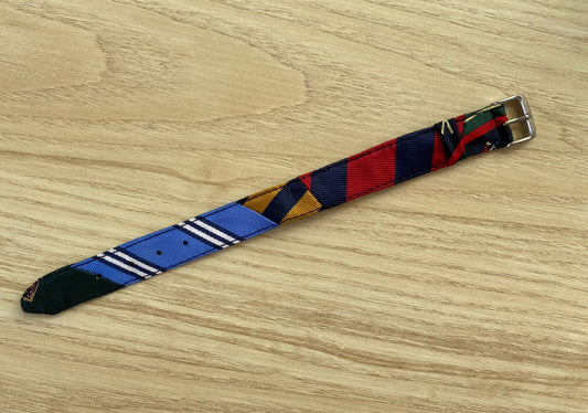 The Patchwork College Tie Watch Strap V