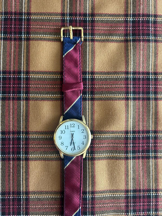 Vintage White and Gold Timex Indiglo