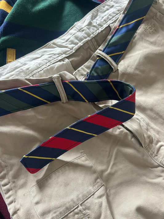 The Reversible College Tie Belt