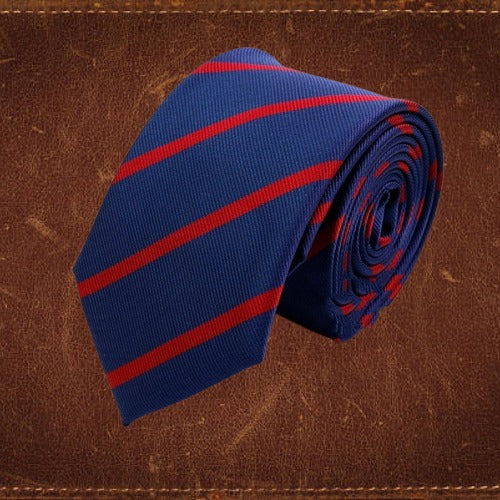 The Classic Navy & Red II College Tie