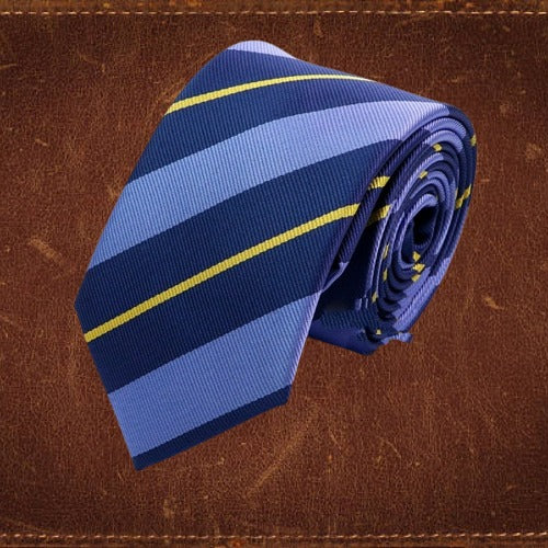 The Classic Blue, Navy & Yellow College Tie