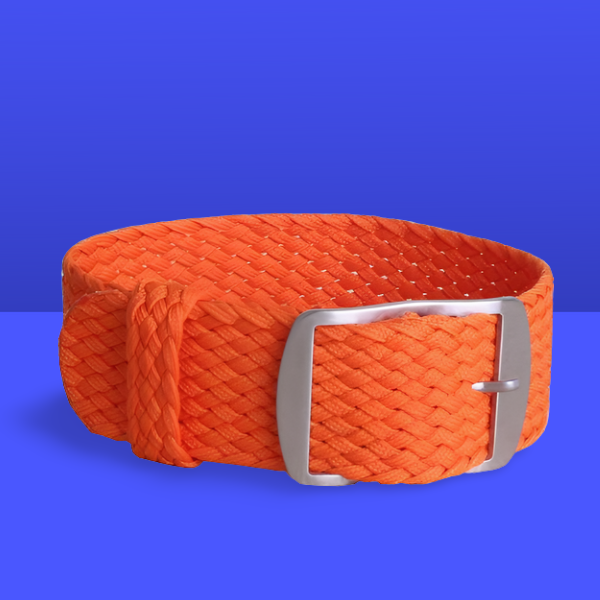 Orange Perlon Strap