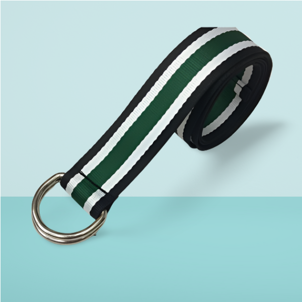 Green, White and Black Preppy Dock Belt