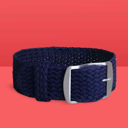 Navy Blue Perlon Strap